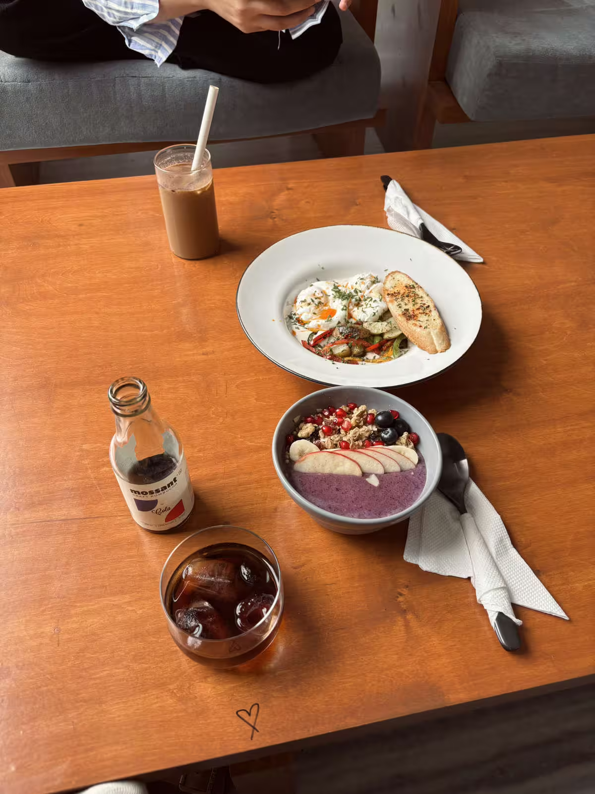 Breakfast spread at Silver